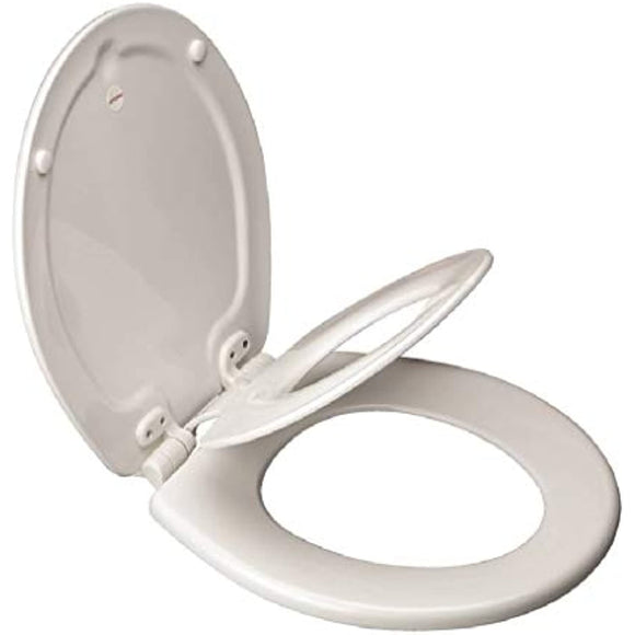 Bemis, Whit 88slow-000 Round Toilet Seat, White