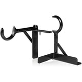 Spark Innovators Black Tap Bracket - Easy Install No Drill Curtain Rod Brackets - As Seen on TV - Set of 2