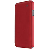 Speck Products Presidio Folio iPhone Xs Max Case, Heathered Heartrate Red/Heartrate Red/Graphite Grey