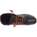 Sperry Womens Saltwater Boots, Tan/Navy, 9 Wide