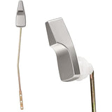 Mansfield Toilet Handle Replacement, Front Mount Toilet Tank Lever Flush Handle (Nickel)