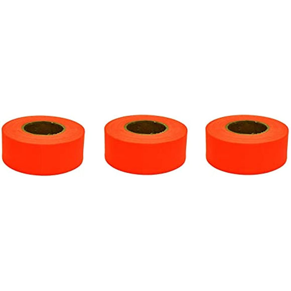 CH Hanson Fluorescent Orange Flagging Tape (3-Pack)