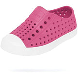 Native Shoes, Jefferson Child, Kids Lightweight Sneaker, Hollywood Pink/Shell White, 2 M US Little Kid
