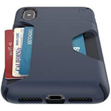 Speck Products Presidio Wallet iPhone Xs Max Case, Eclipse Blue/Carbon Black