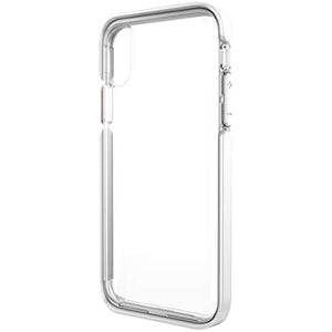 Pelican Ambassador iPhone Xs Case (Also fits iPhone X) - Clear/White with Rose Gold Button