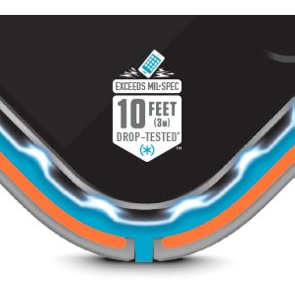 Speck Products Compatible Phone Case for Apple iPhone Xs and iPhone X, Presidio Sport Case, Wave Teal/Tart Pink/Gunmetal Grey