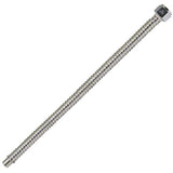 Flextron FTWC-S34-18F 18" Corrugated Connector for Water Heater with 3/4" Fip and 3/4" Pex Ends, Stainless Steel