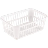 STERILITE Medium Plastic Basket, White, 1-Pack