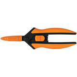 Fiskars 399241-1002 Micro-Tip Pruning Snips, Non-Stick Blades, 2 Count, Orange