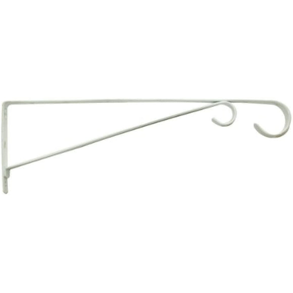 Panacea 85552 Hanging Plant Bracket, White, 15-Inch