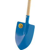 Rugg Kids' Garden Spade, Mini Shovel with Wooden Handle, Gardening Tool for Childredn, Blue