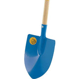 Rugg Kids' Garden Spade, Mini Shovel with Wooden Handle, Gardening Tool for Childredn, Blue