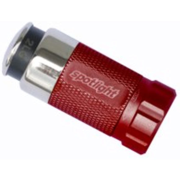 Spotlight Rechargeable Flashlight (Red)