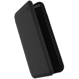 Speck Products Presidio Folio Leather iPhone Xs Max Case, Black/Black