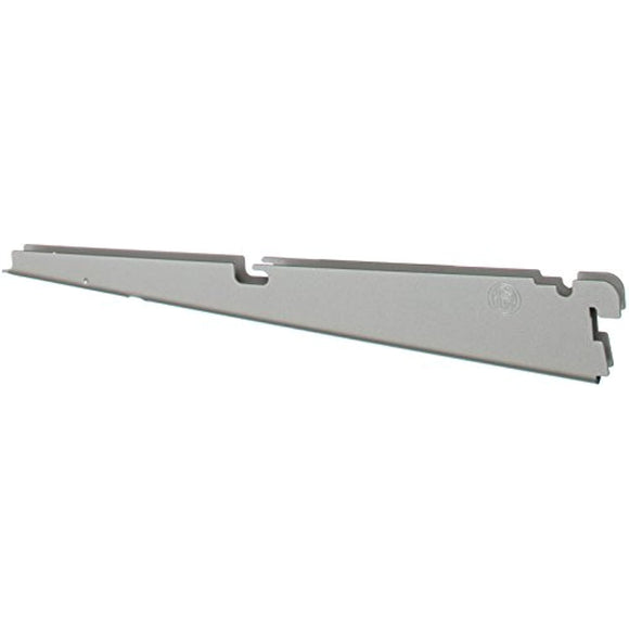 Organized Living freedomRail Bracket for Ventilated Shelves, 12-inch - Nickel