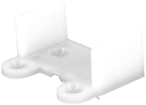 Prime-Line Products N 6565 Prime Line Universal Door Guide, 1-5/16 in L X 1-7/16 in W X 3/4 in D, Plastic, quot, Mill