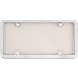 Bell Automotive 22-1-45602-8 Universal License Plate Frame with Clear Cover, Chrome
