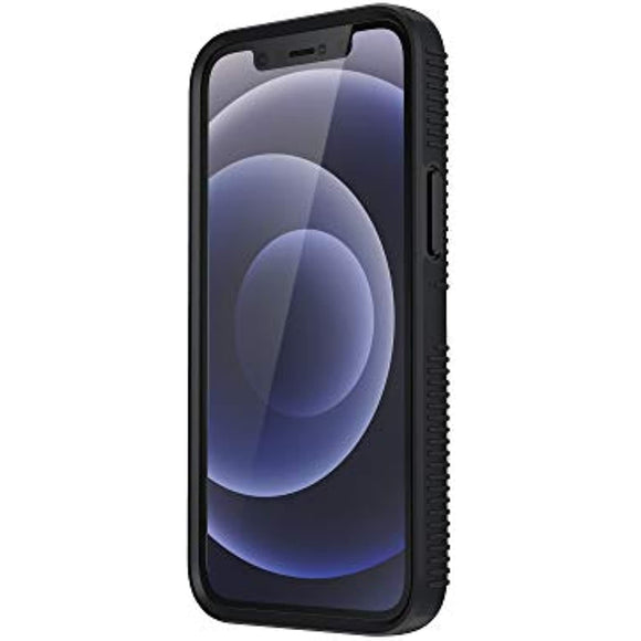 Speck Products CandyShell Pro Grip iPhone 12 Mini Case, Black/Black (137595-1050)