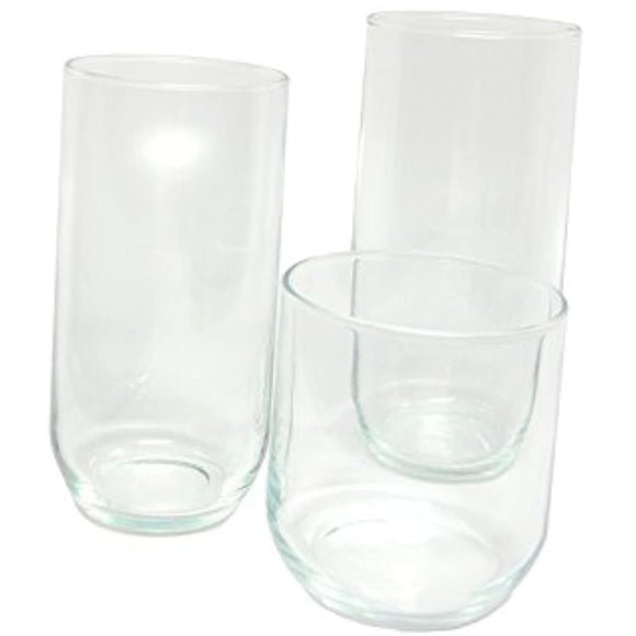 Arc International Luminarc 18 Piece Mode Tumbler Set, Clear