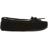 Minnetonka Women's Cally Slipper,Black,6 M US