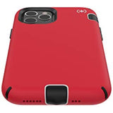 Speck Products Compatible Phone Case for Apple iPhone 11 Pro, Presidio Sport Case, Heartrate Red/Sidewalk Grey/Black