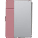 Speck Products BalanceFolio iPad Clear 10.2 Inch Case and Stand (2019), Rose Gold Woven Metallic/Clear