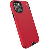 Speck Products Compatible Phone Case for Apple iPhone 11 Pro, Presidio Sport Case, Heartrate Red/Sidewalk Grey/Black