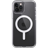 Speck Products Presidio Perfect Clear + MagSafe iPhone 12 / iPhone 12 Pro Case, Clear/Clear