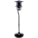 DynaTrap Insect Trap (DT1210), Pole Mount and Water Tray, 1/2 Acre, Bl, Black