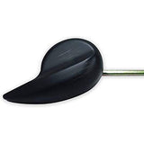 Modern Design Brushed Nickel Toilet Tank Flush Lever Handle Replacement (Bronze, Front Mount)