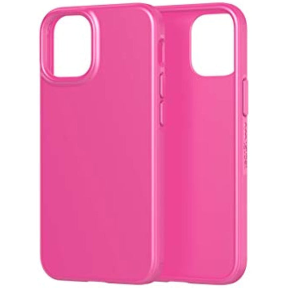 tech21 Evo Slim Phone Case for Apple iPhone 12 Mini 5G with 8 ft. Drop Protection, Mystical Fuchsia