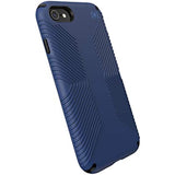 Speck Products Presidio2 Grip Case, Compatible with iPhone SE (2022)| iPhone SE (2020)| iPhone 8| iPhone 7, Coastal Blue/Black/Storm Grey