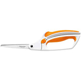 Fiskars 12-99118697WJ Easy Action 8 Inch Fabric Scissors, White