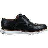Cole Haan Men's Original Grand Shortwing Oxford Shoe, Black Leather/White, 13 Medium US