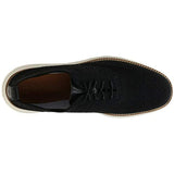 Cole Haan Men's Original Grand Knit Wing TIP II Sneaker, BLACK/IVORY, 8 M US