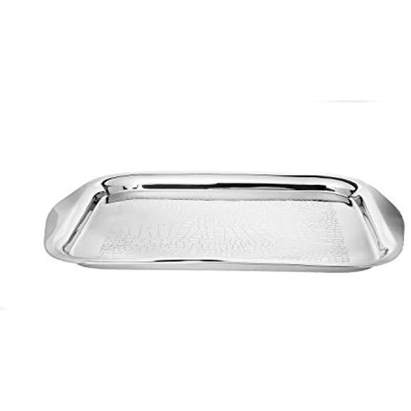 Classic Touch DÃcor Stainless Steel Rectangular Tray