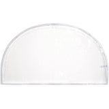 Clear Vinyl Shoulder Covers Closet Suit Protects Storage Home Decor Set of 12, 12"H x 22"W x 2"D