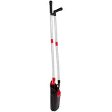 Broom and Dustpan Set - Strongest NO MORE TEARS 80% Heavier Duty - Upright Standing Dust Pan with Extendable Broomstick for Easy Sweeping - Easy Assembly Great Use for Home Kitchen Room Office Lobby