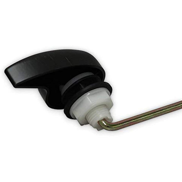 Modern Design Brushed Nickel Toilet Tank Flush Lever Handle Replacement (Bronze, Front Mount)