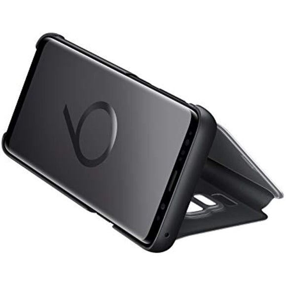 Samsung Galaxy S9 S-View Flip Case with Kickstand, Black - EF-ZG960CBEGUS