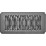 Imperial RG1429 Louvered Plastic Floor Register, 4x10 Inch, Grey