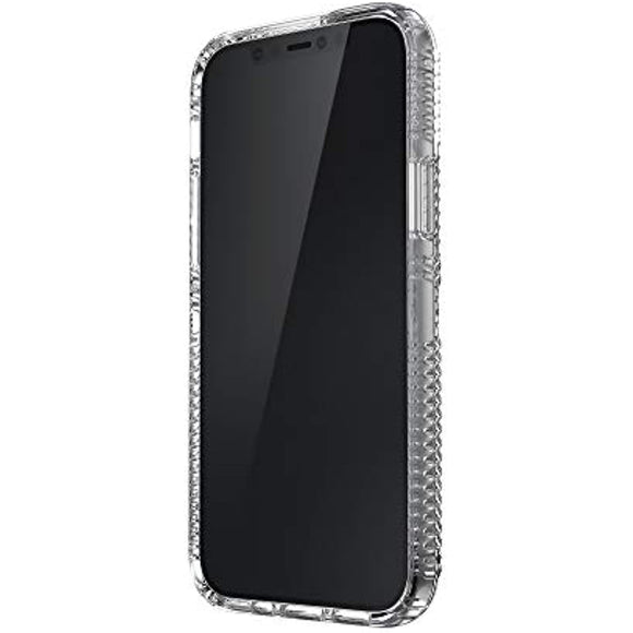 Speck Products Presidio Perfect-Clear Grip iPhone 12, iPhone 12 Pro Case, Clear/Clear