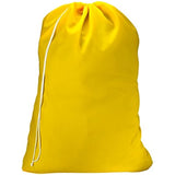 Nylon Laundry Bag - Locking Drawstring Closure and Machine Washable. These Large Bags will Fit a Laundry Basket or Hamper and Strong Enough to Carry up to Three Loads of Clothes. (Yellow)