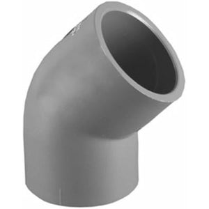 CHARLOTTE PIPE & FOUNDRY 08309 1200HA Series 3/4", Gray, PVC Schedule 80 45 Degree. Elbow