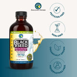 Amazing Herbs Premium Black Seed Oil - Cold Pressed Nigella Sativa Aids in