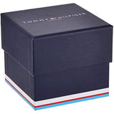 Tommy Hilfiger Men's 1790875 Sport Luxury Stainless Steel Watch with Black Leather Band
