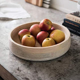 Elegant Wooden Salad Bowl for Mixing and Serving, Acacia Wood Serving Bowl for Fruits or Salads – 10-inch Round