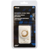 Woods 59745 59745WD 24-Hour Mechanical Converts A Wall Light Switch to Timer (White)
