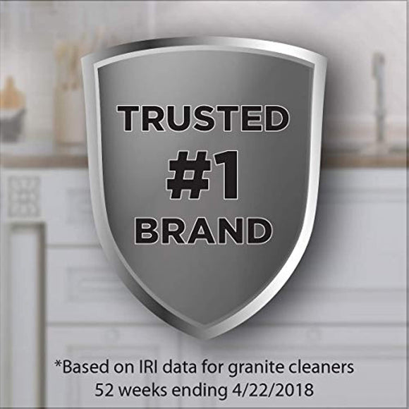 Weiman Granite Cleaner and Polish - 12 Fluid Ounce - Enhances Natural Color in Granite Quartz Marble Soap Stone and More