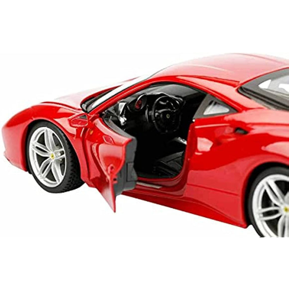 Ferrari Burago 1/18 Scale Diecast - 18-16008 488 GTB Rosso red